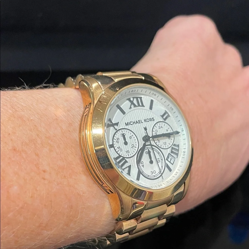 Michael Kors Chronograph Goldtone Women's Watch
